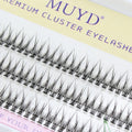 120PCS Dovetail Fly Silk Eyelashes V Shape Fish Tail False Eyelash Extensions