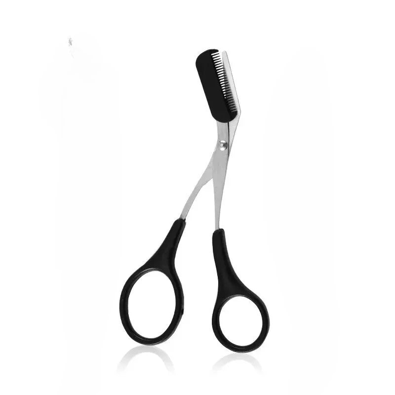 Eyebrow Grooming Kit Set for Women and Men - Stainless Steel Includes Comb & Trimmer