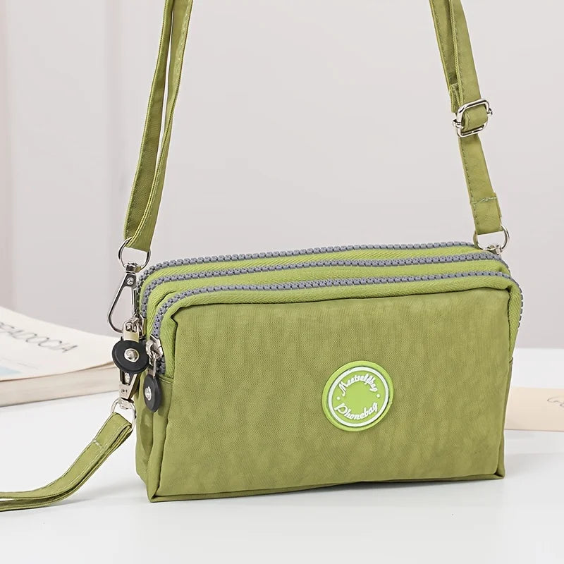 Mini Phone Bag for Small Change, Shoulder & Neck Carry, Cloth Material