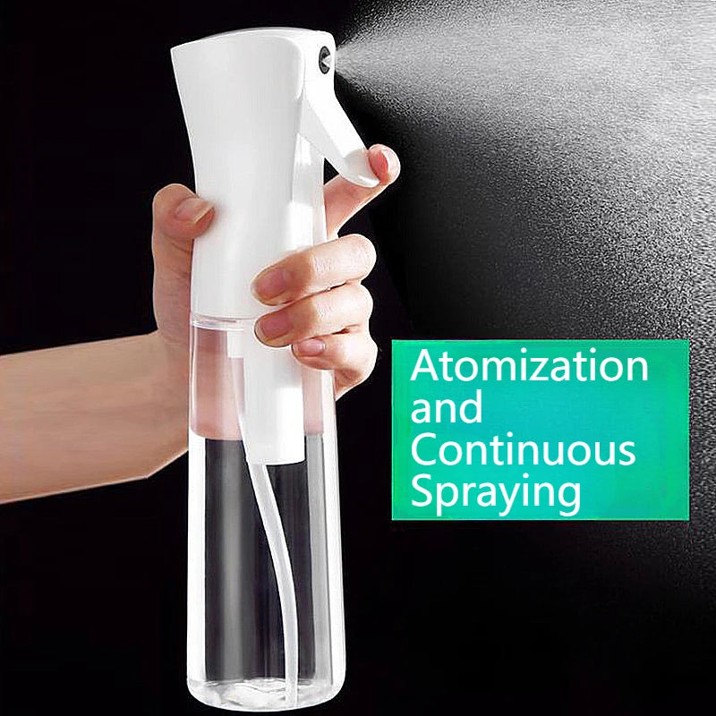 High Pressure Continuous Fine Mist Spray Bottle for Hair, Makeup & Facial Hydration