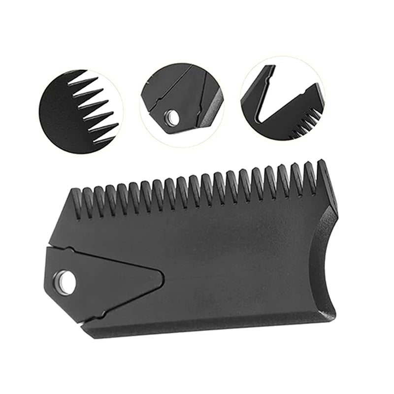 Surfboard Wax Comb with Fin Key - Water Sports Cleaning Tool