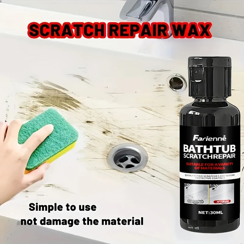 Multi-Purpose Repair Wax for Bathtub, Toilet, Ceramic & Resin Surfaces - Quick Scratch Cover & Restoration