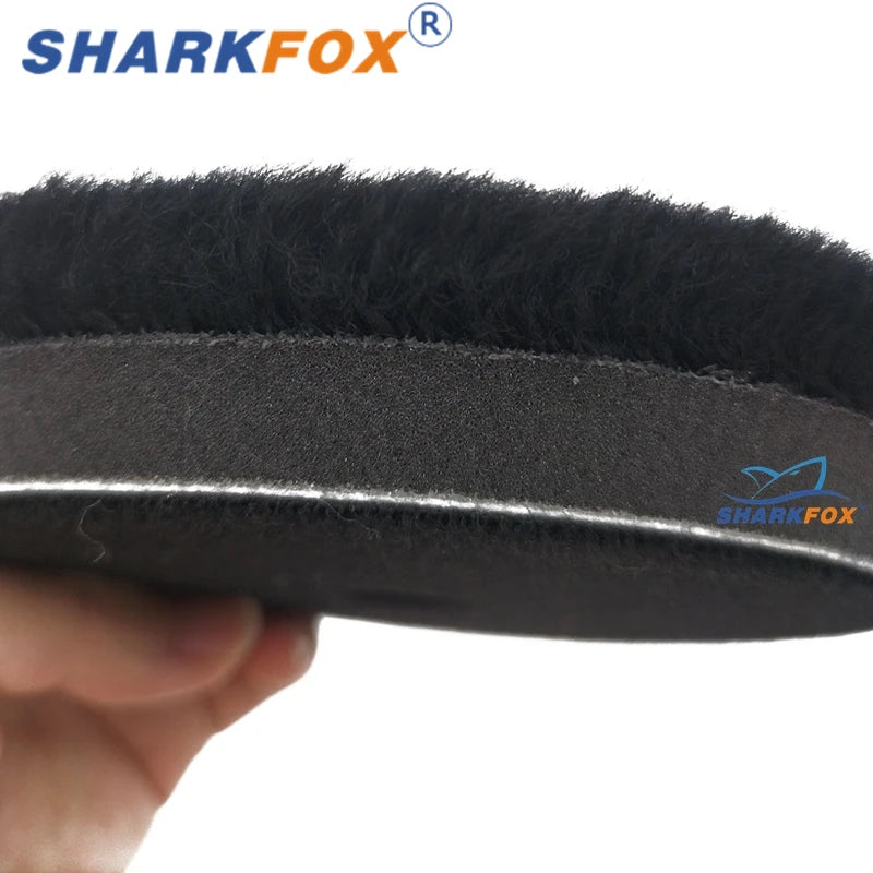 5 Pieces Wool Polishing Pads for Car Waxing and Buffing 5/6 Inch Set