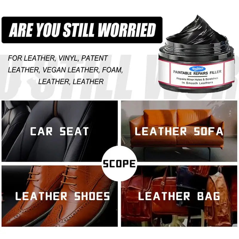Car Interior Scratch Repair Cream - Plastic Polishing & Protection Wax