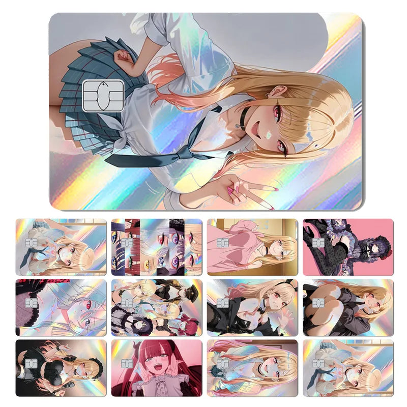 Holographic Sticker Skin Film for Debit and Credit Cards - No Fade