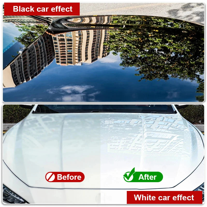 3-in-1 Car Ceramic Nano Coating Liquid - Hydrophobic Paint Sealant for Auto Protection