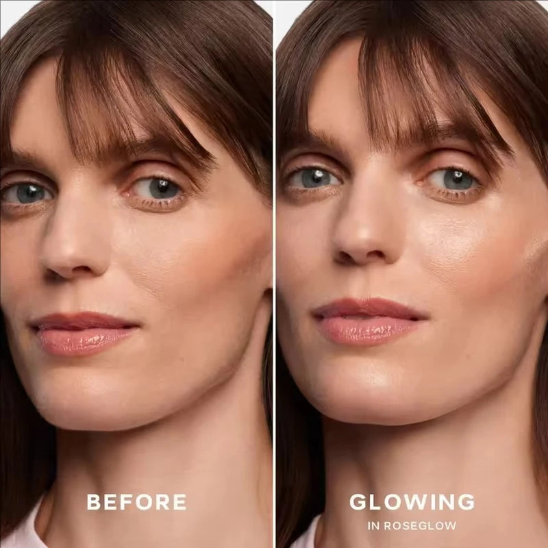 Liquid Blush and Contouring Powder Set - Natural Makeup, Fast Dry, Non-Sticky