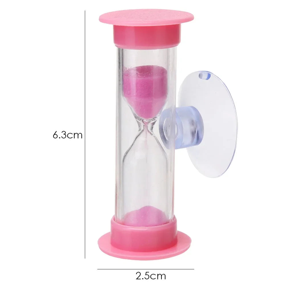 Colorful Hourglass Sand Timer - 2/3 Minute Shower and Kids Timer