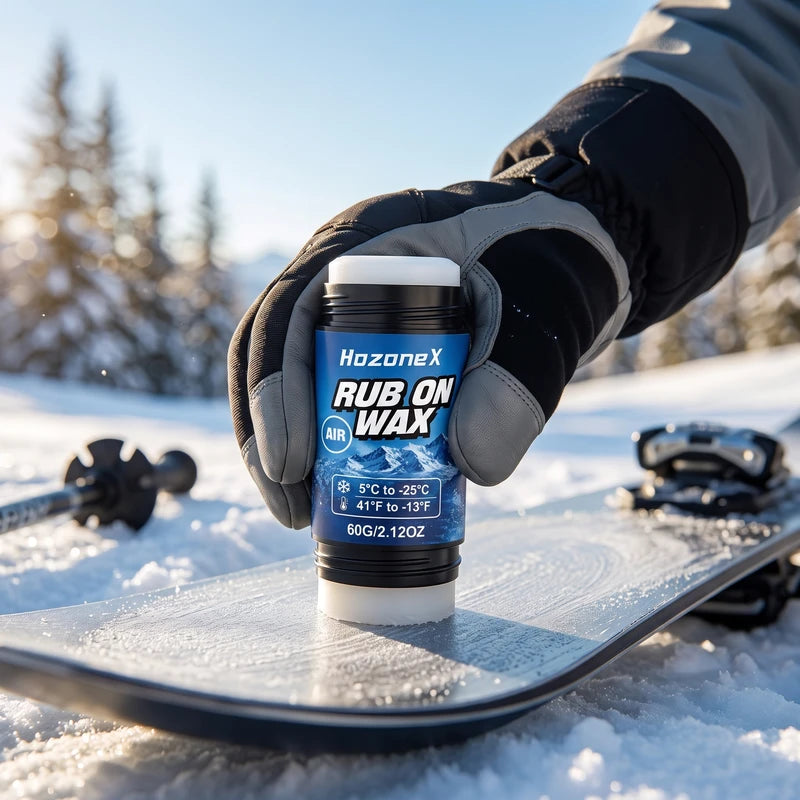 Long-Lasting Ski & Snowboard Wax Paste - Easy Application, 60g