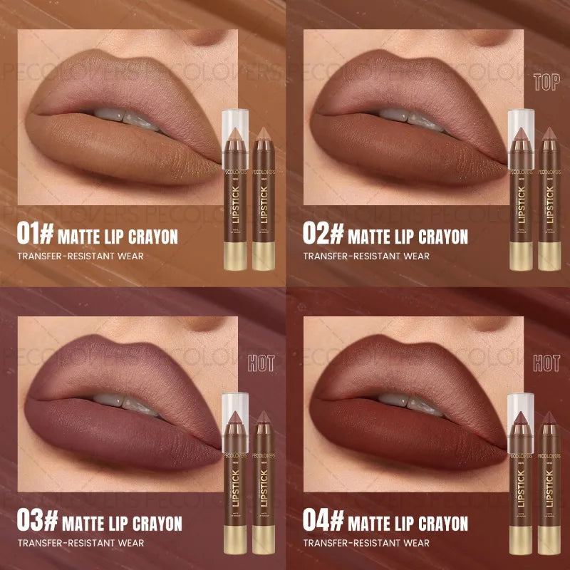 Lip Liner in Brown Tube - Outlines Lips, Creates Plump & Charming Look