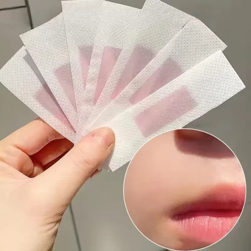 Professional Hair Removal Wax Strips for Legs Face Body - Cold Double Sided Paper