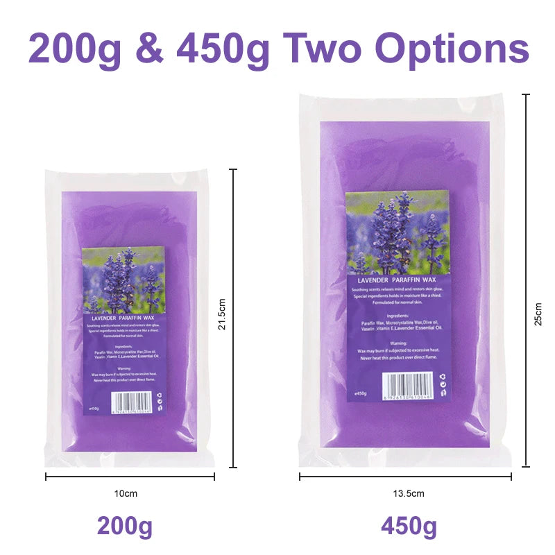 Paraffin Wax Hand & Foot Mask Set - Moisturizing Spa Peel Off Treatment with Fragrance Options