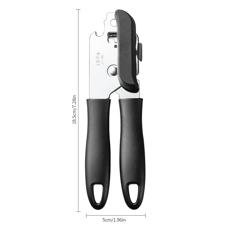 Manual Can Opener Stainless Steel Bottle & Jar Opener Kitchen Tool