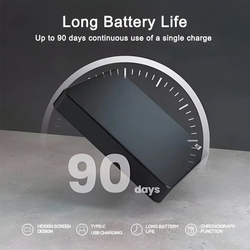 Digital Coffee Scale with Timer & LED Display - USB Rechargeable & Accurate 0.1g
