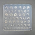 Non-Stick 3D Floral Silicone Nail Art Mold for DIY Manicure Embellishments