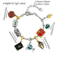 Movie-Themed Slytherin House Bracelet with Magical Charm Accessories