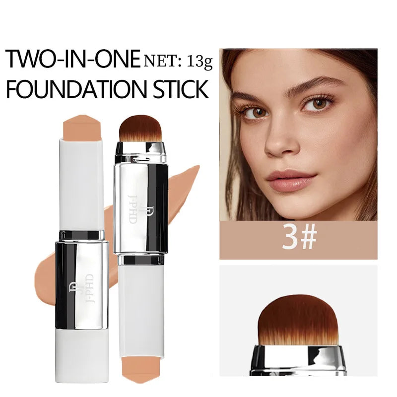 2-in-1 Foundation Stick with Long-Lasting Coverage and Natural Finish