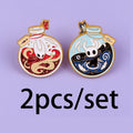 2-Pack Cartoon Bottle Enamel Pins for Jackets Backpacks Jewelry Gift