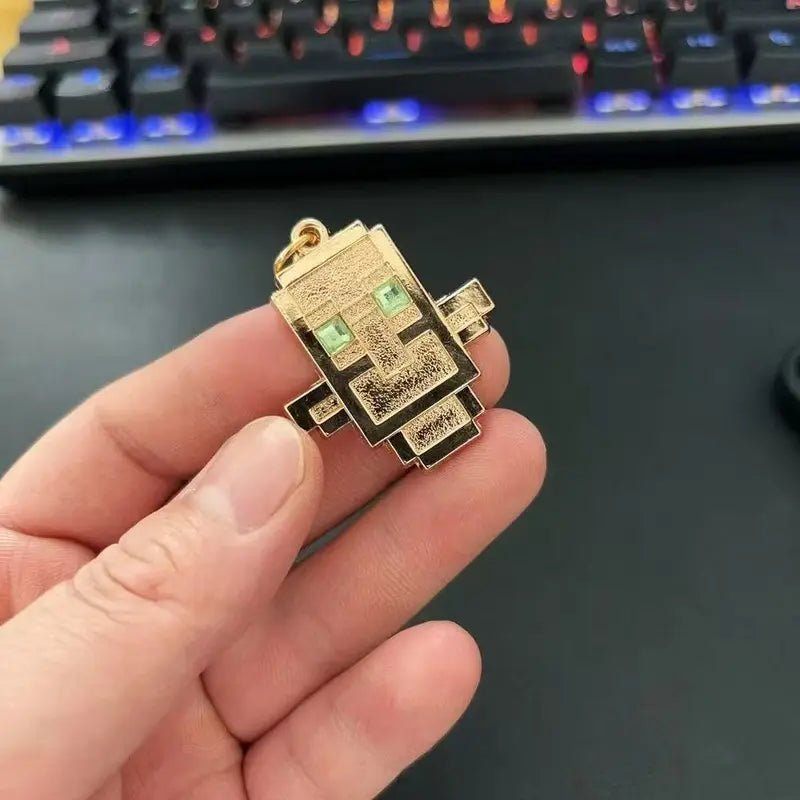 Cyberpunk Game Totem of Undying Keychain - Alloy Pendant & Bag Charm