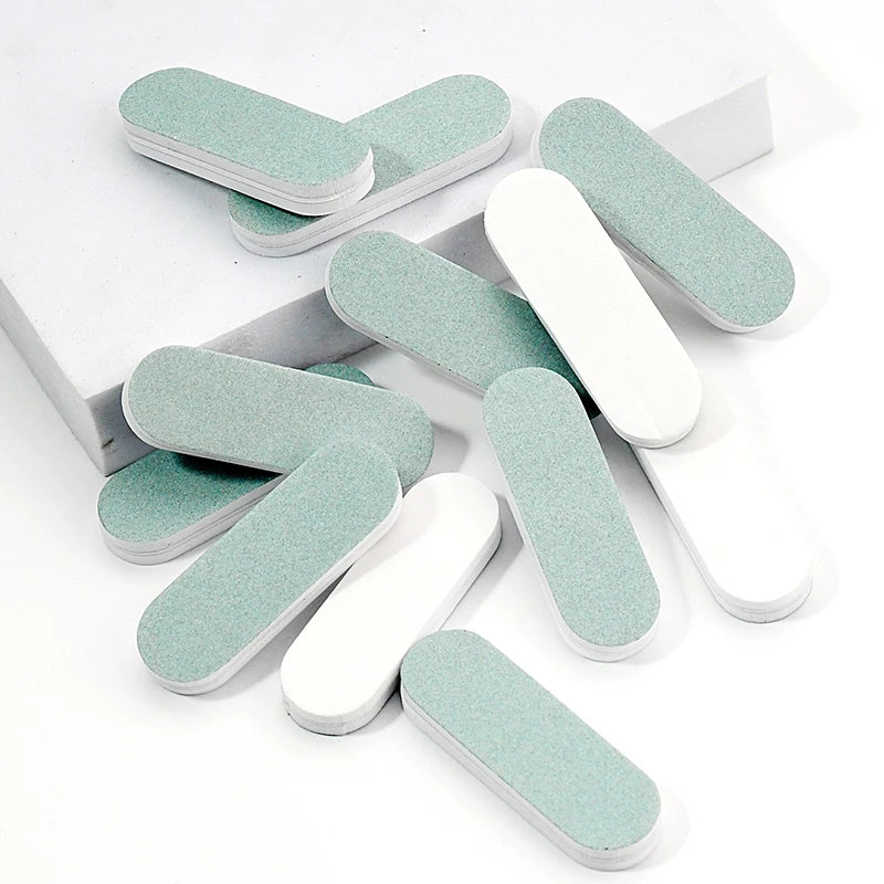 Double-Sided Nail Buffing Blocks Set - Polishing and Sanding Sponges for Manicure Pedicure