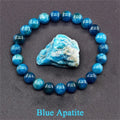 Trendy Blue Apatite Beaded Gemstone Bracelet for Women & Men