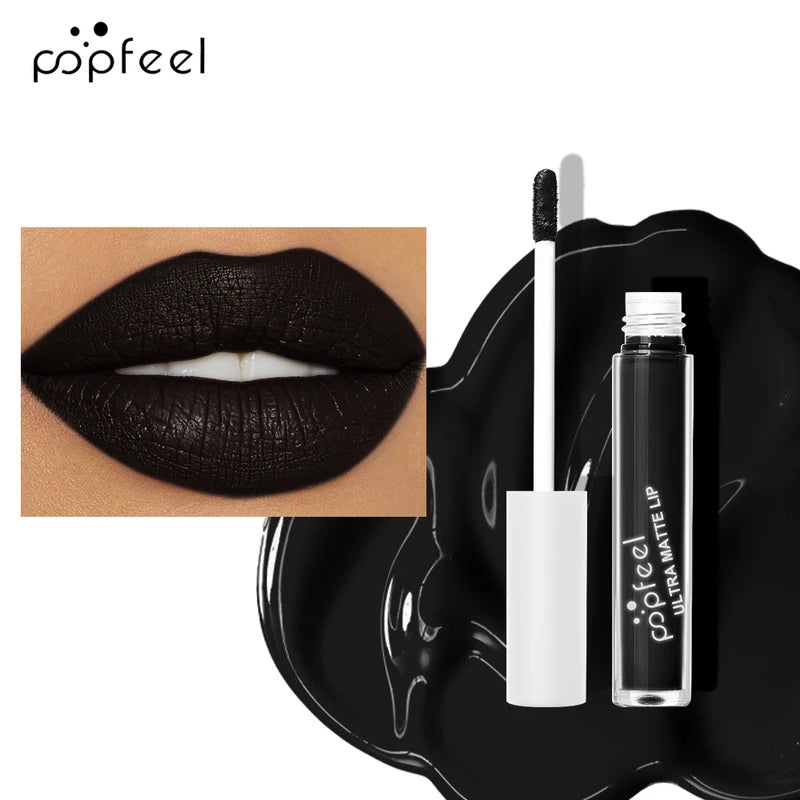 Hallowmas Lip Makeup Kit - Long Lasting Lipstick & Gloss Set, Matte Finish