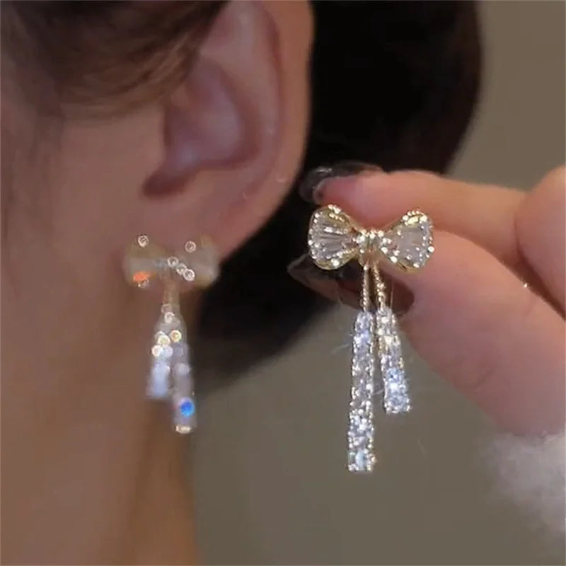 Trendy Crystal Zircon Earrings for Women - Party Jewelry & Gift