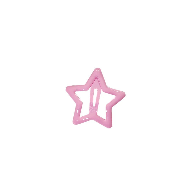 Colorful Star Hair Clips for Girls and Children - Hair Accessories Barrettes