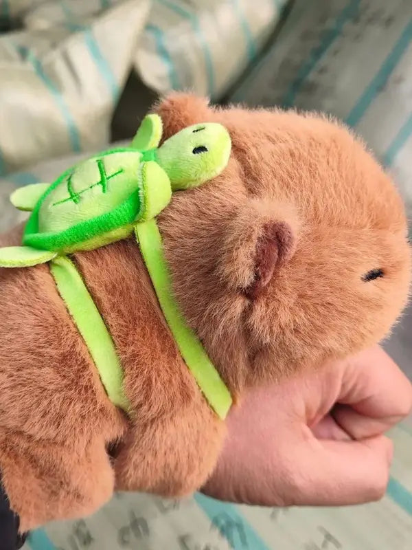 Animal Plush Wristband Toy Set - Cute Capybara Fox Doll for Christmas Gifts