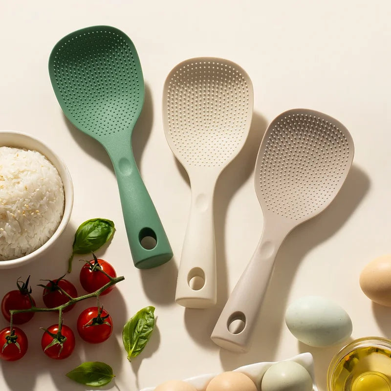 Silicone Cooking Spoon Non-Stick Anti-Scalding Kitchen Utensil High-Temperature Resistant