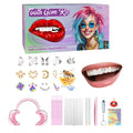 DIY Teeth Gems Kit with Glues and Light - Clear Precious Stone Dental Jewelry