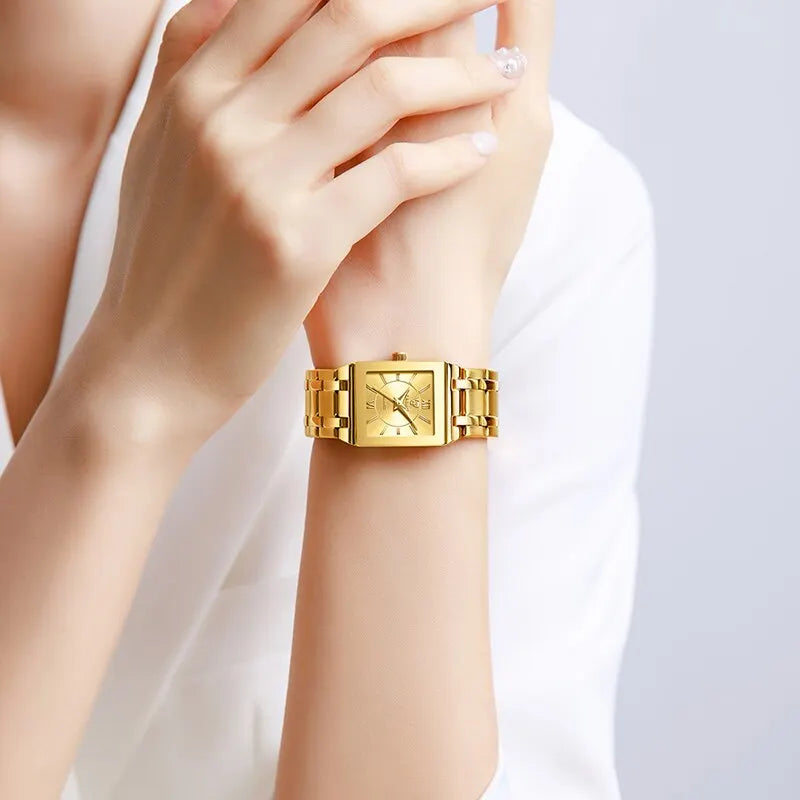 Luxury Quartz Wristwatch for Women Men Waterproof Fashion Watch