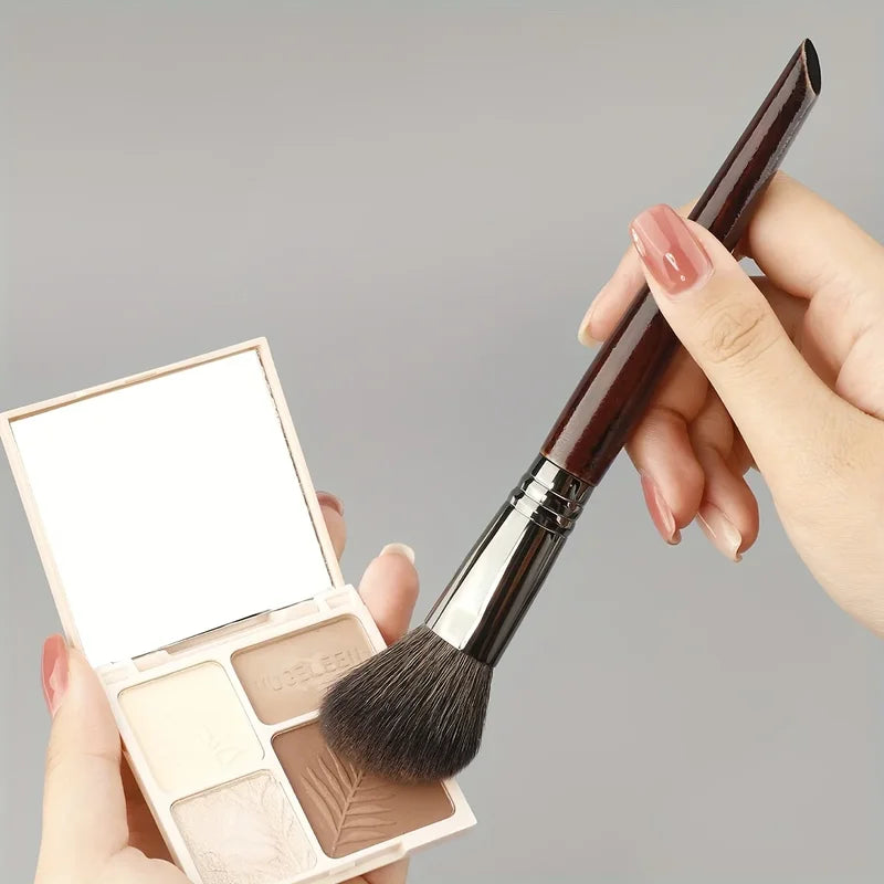 14-Piece Makeup Brush Set with Natural Hair - Professional Cosmetic Tools