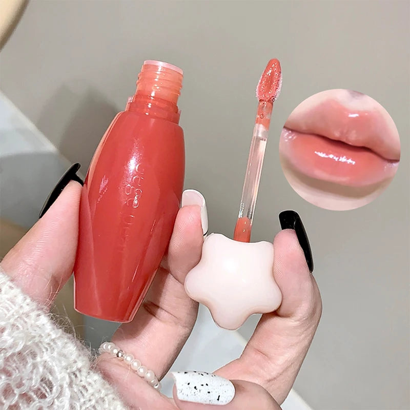Moisturizing Water Gloss Lipstick - Long-lasting Lip Makeup in Multiple Colors