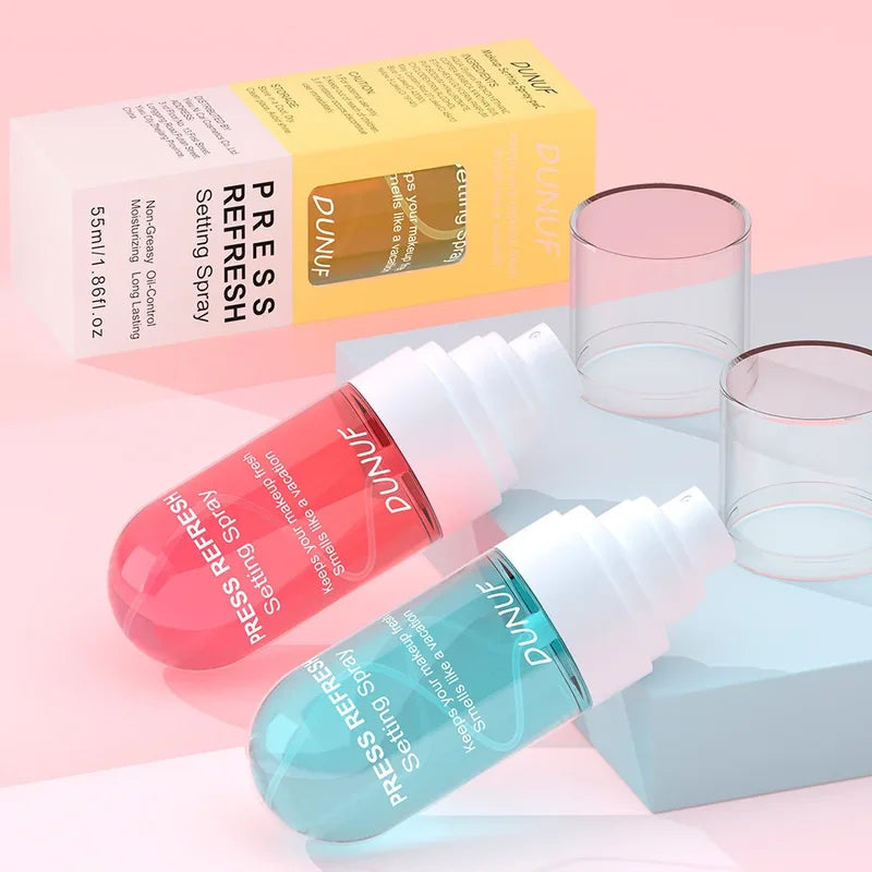 Moisturizing Makeup Setting Spray - Long-Lasting, Oil-Free Facial Fixer
