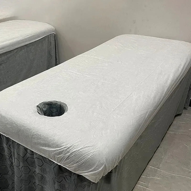 Disposable Bed Cover Sheets for Beauty Salon Spa Massage Soft Breathable Non-Woven Fabric 10pcs