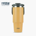 Insulated Travel Mug Stainless Steel Coffee Cup with Handle and Detachable Straw