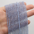 3mm Natural Stone Spinel Color Plated Faceted Spacer Beads for Jewelry Making