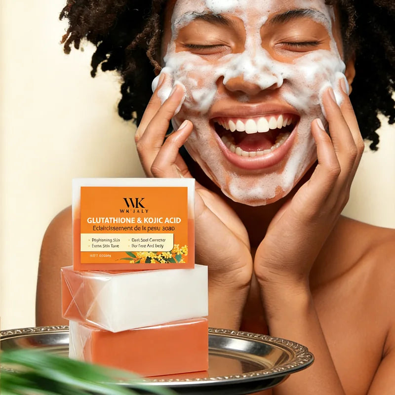 Whitening Soap Bar with Kojic Acid & Glutathione - Even Skin Tone 200g
