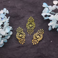 3pcs Sun Moon Star Jewelry Charms Pendant Set Stainless Steel DIY Accessories