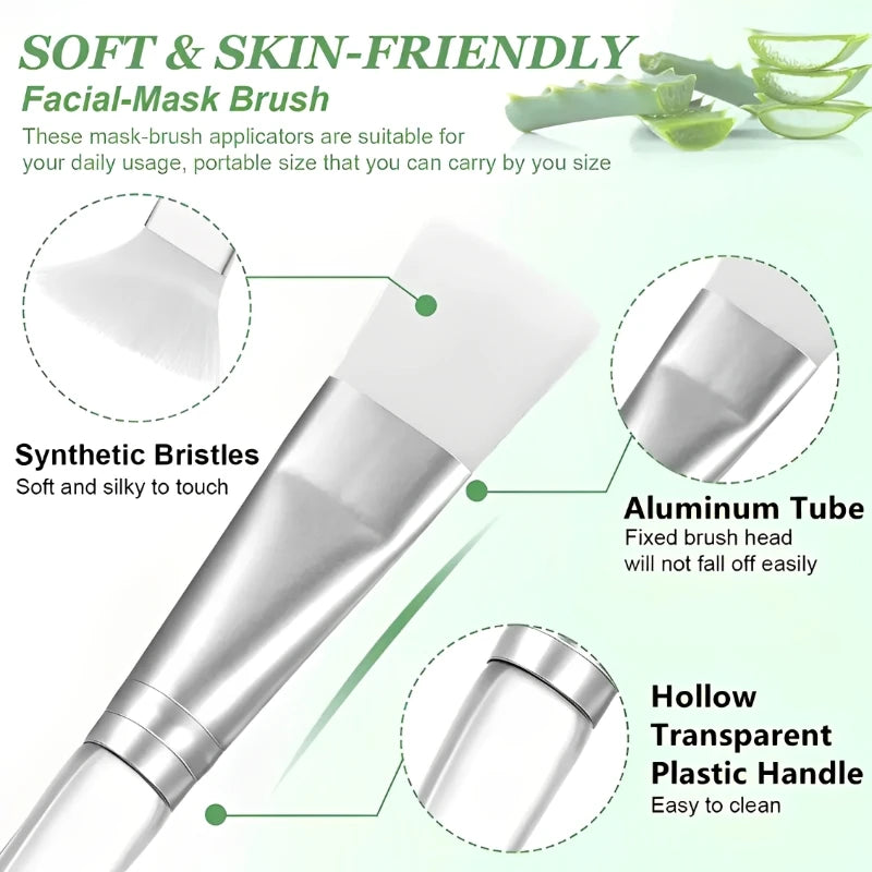 Facial Mask Brush Set 12/6/2 Pcs Cosmetic Skin Care Applicator Tools