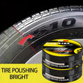 Car Plastic Restorer 100g Black Shine Wax for Interior Leather Panel Repair