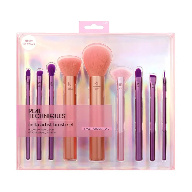 Complete Makeup Brush Set with Powder, Blush, Eye Shadow & Egg Beauty Tools