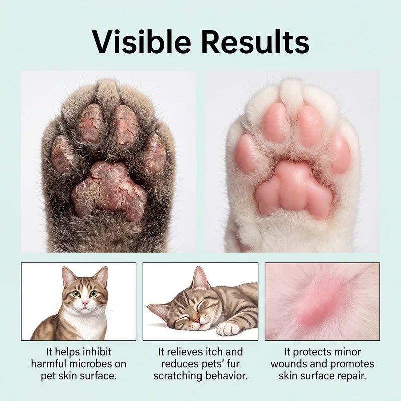 Pet Paw Balm for Cats & Small Pets - Moisturizing & Soothing Skin Care