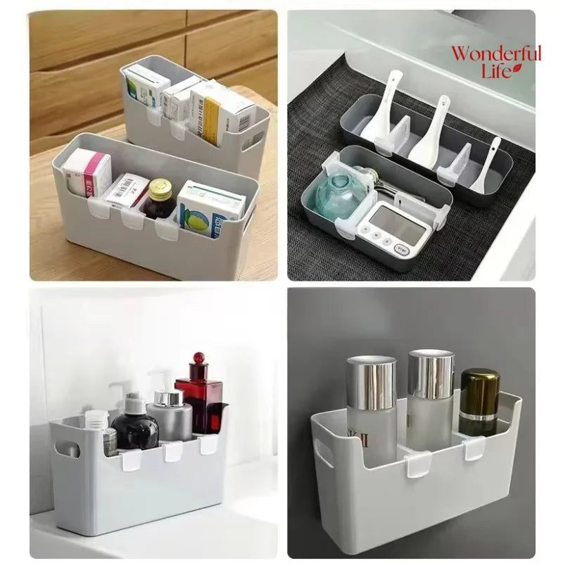 Refrigerator Storage Dividers Set - Adjustable Plastic Kitchen Organizer