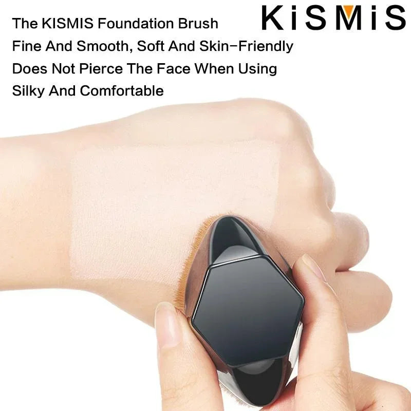 Flat Top High Density Kabuki Makeup Brush for Flawless Powder Liquid Cream Application