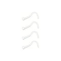 Assorted Body Piercing Jewelry Set - Acrylic Nipple, Eyebrow, Lip, Nose Rings
