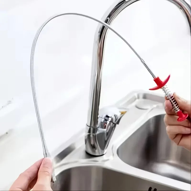Flexible Claw Reacher Tool for Drain Clog Removal and Litter Pickup