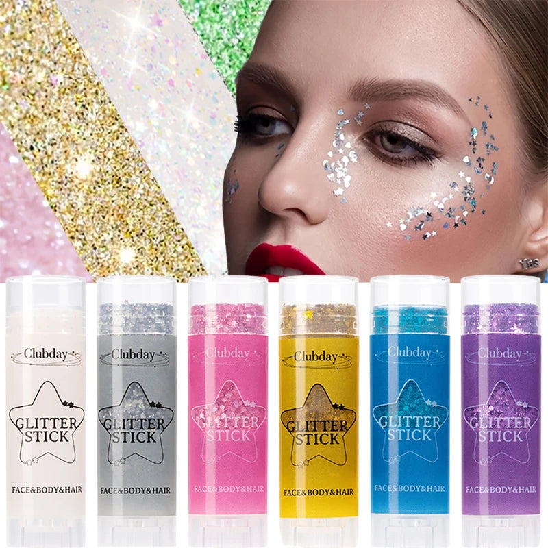 High-Gloss Glitter Gel Stick for Eyes Face & Body - Multiple Colors