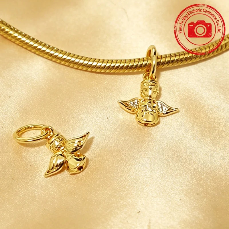 Sparkling North Star Charms Beads for Silver Bracelets DIY Jewelry Gift